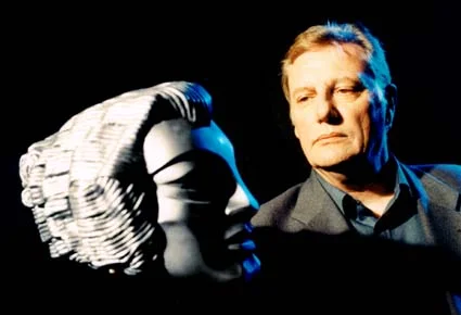 Paul Darrow in the stage adaptation of Robots of Death