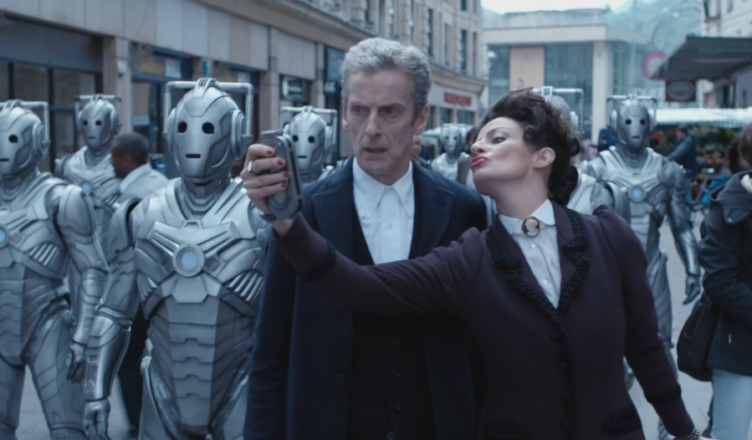 Doctor Who, the Cybermen, and Missy in Death in Heaven