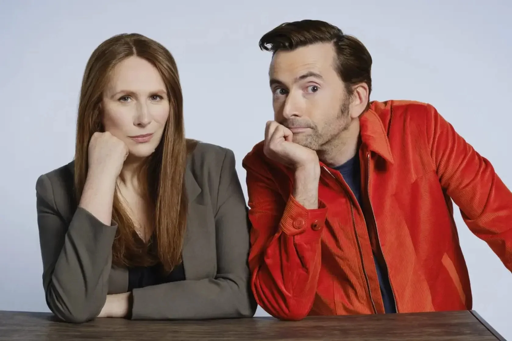 Catherine Tate and David Tennant