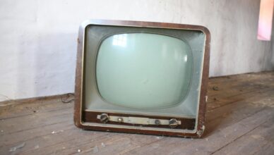 Old TV set