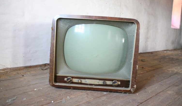 Old TV set