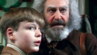 Devin Stanfield and Patrick Troughton in The Box of Delights (1984)