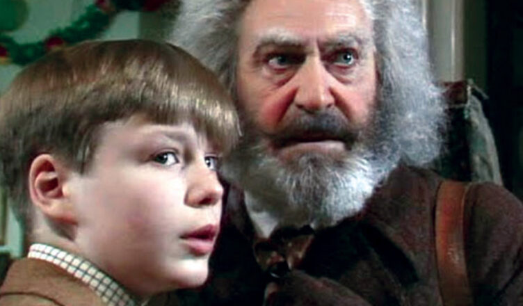 Devin Stanfield and Patrick Troughton in The Box of Delights (1984)