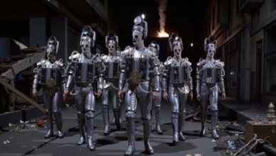 Spare Parts Cybermen created in AI tool MidJourney